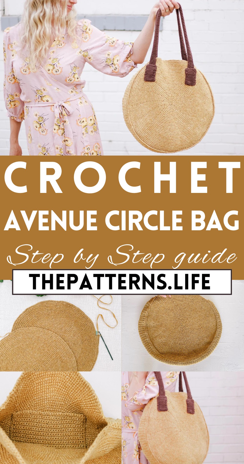 Crochet Avenue Circle Bag Pattern For Ladies