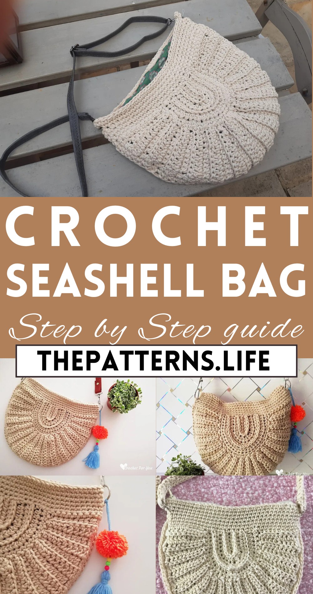 Crochet Seashell Bag Pattern To Use Outside Home