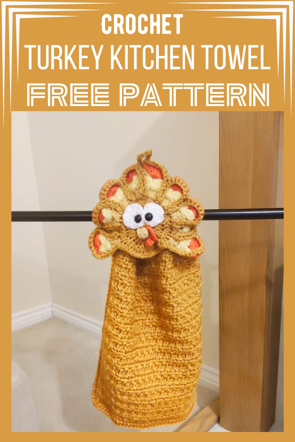 Free Crochet Turkey Kitchen Towel Pattern