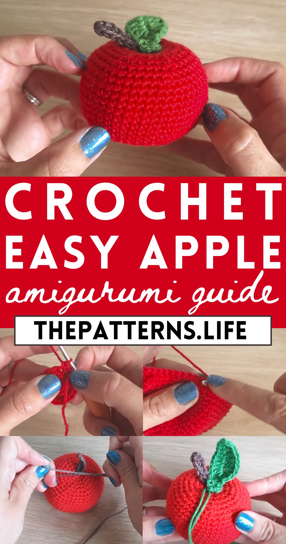 Crochet Apple Amigurumi Pattern Step By Step