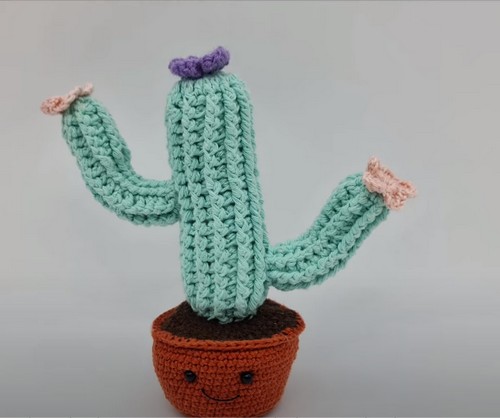 Crochet Cactus Amigurumi Pattern 2