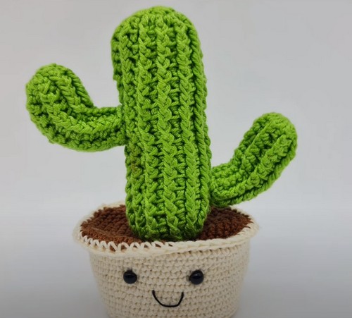 Crochet Cactus Amigurumi Pattern 3