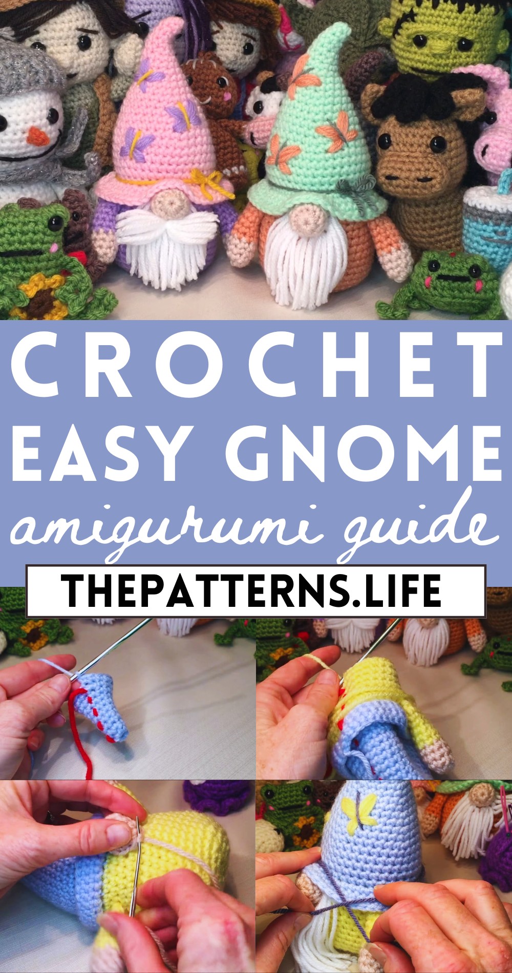 Crochet Gnome Amigurumi Tutorial Step By Step