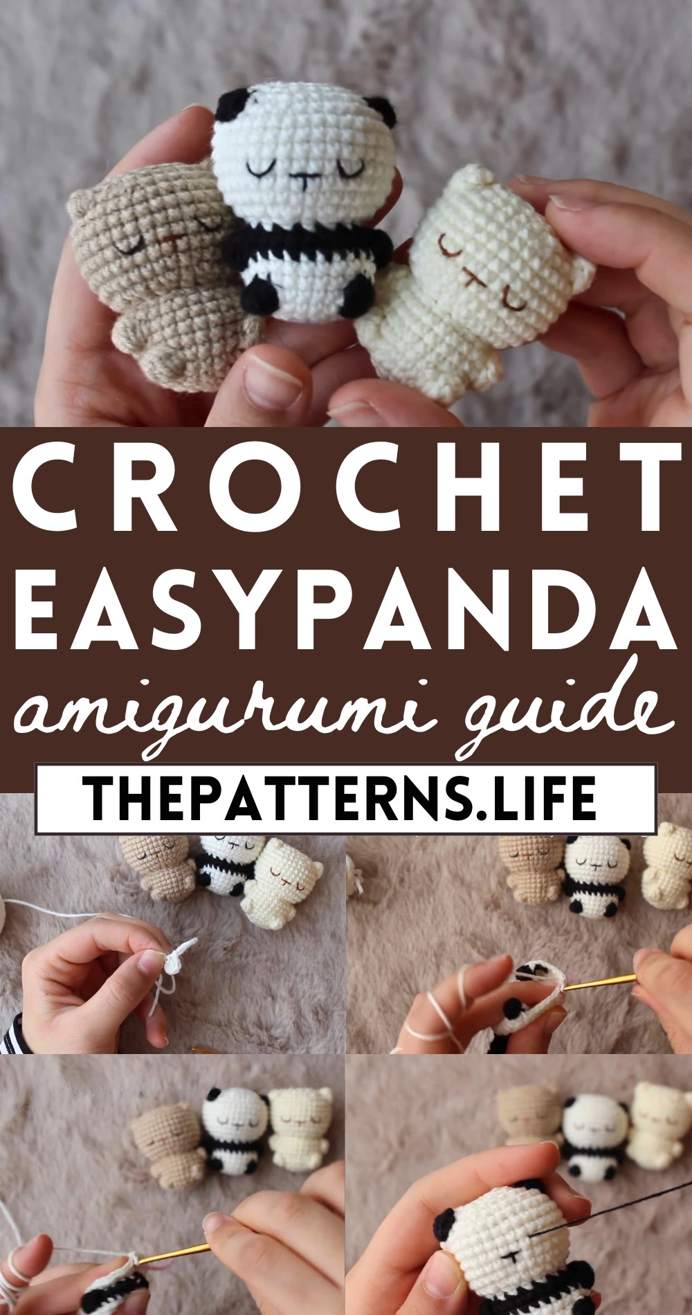 Crochet Panda Amigurumi Pattern Step By Step