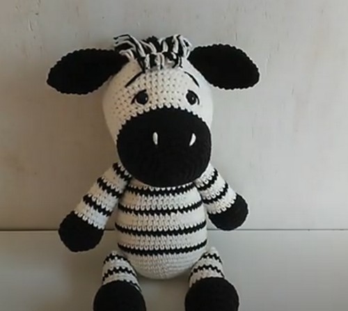 Crochet Zebra Amigurumi Pattern 1