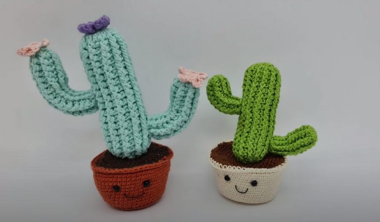 Free Crochet Cactus Amigurumi Pattern