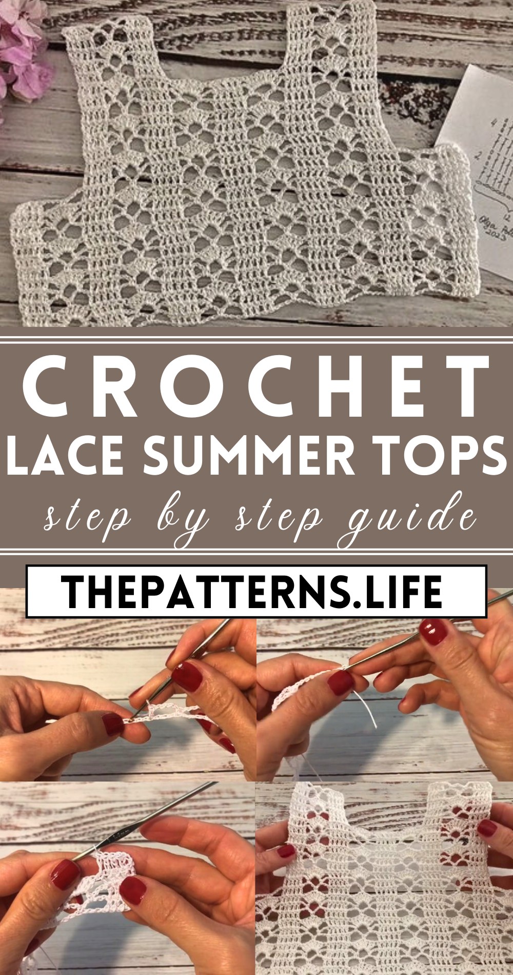 Easy Crochet Lace Pattern For Summer Tops