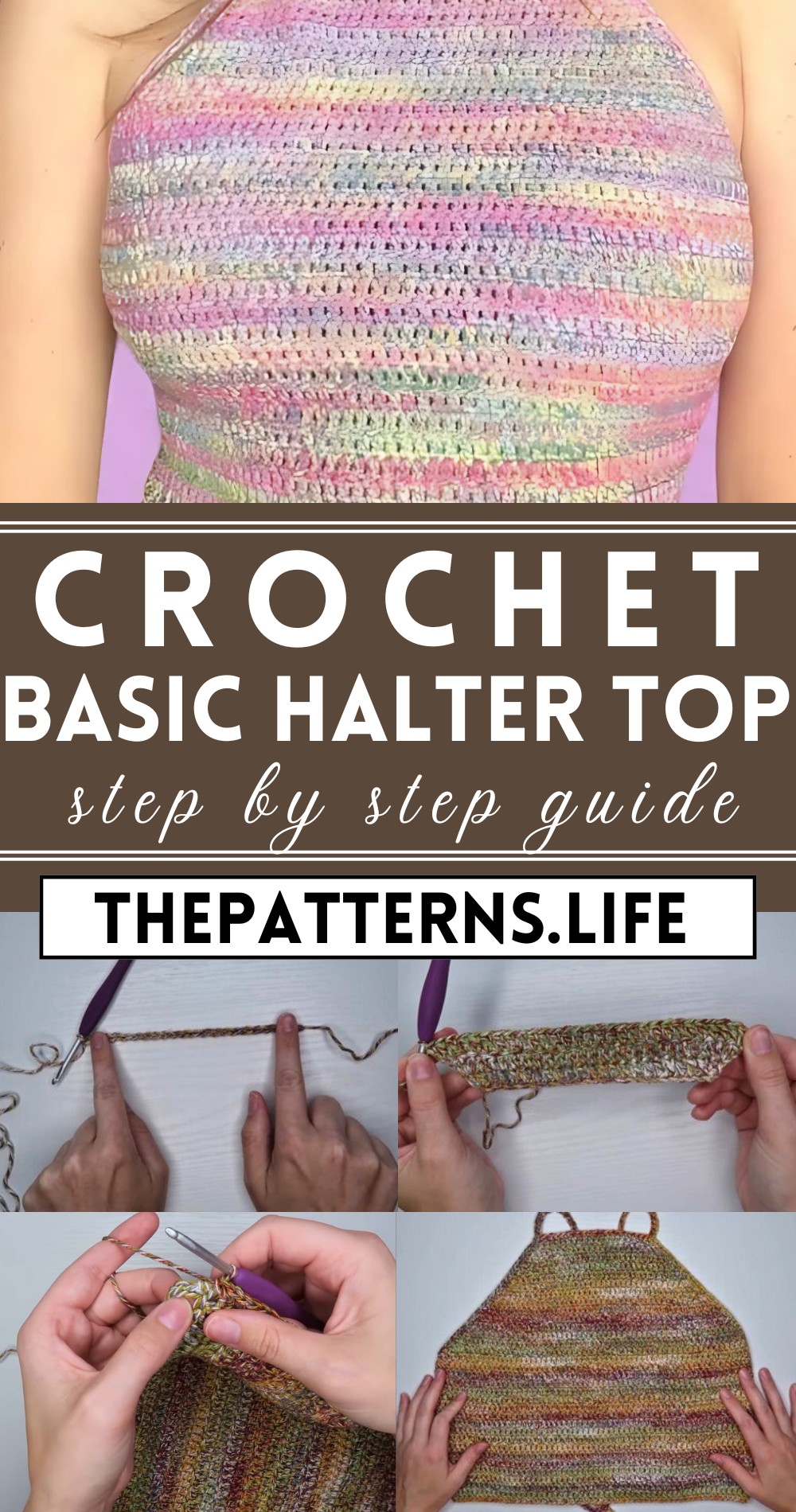 Basic Crochet Halter Top Tutorial