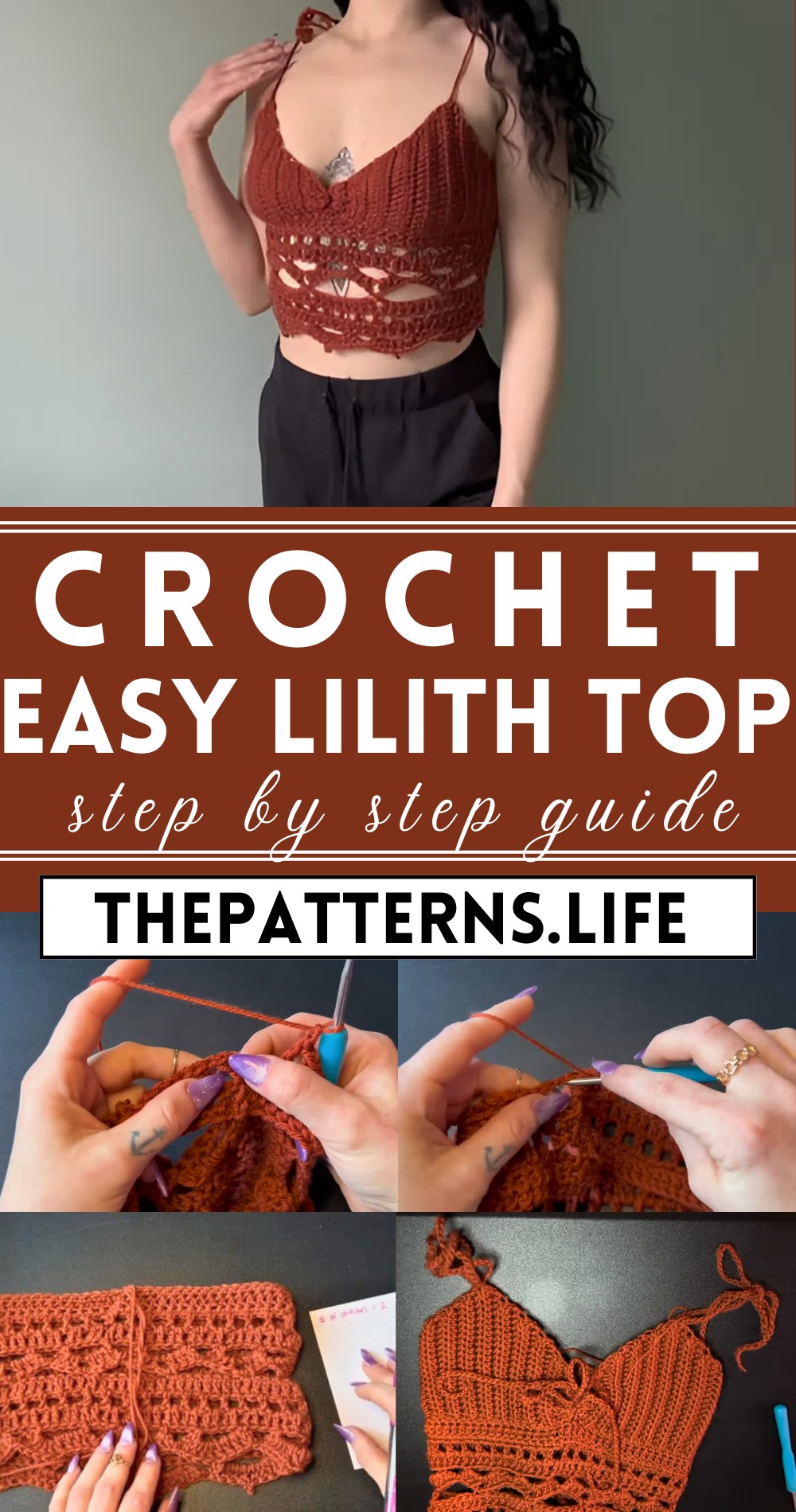 Easy To Crochet Lilith Top Tutorial