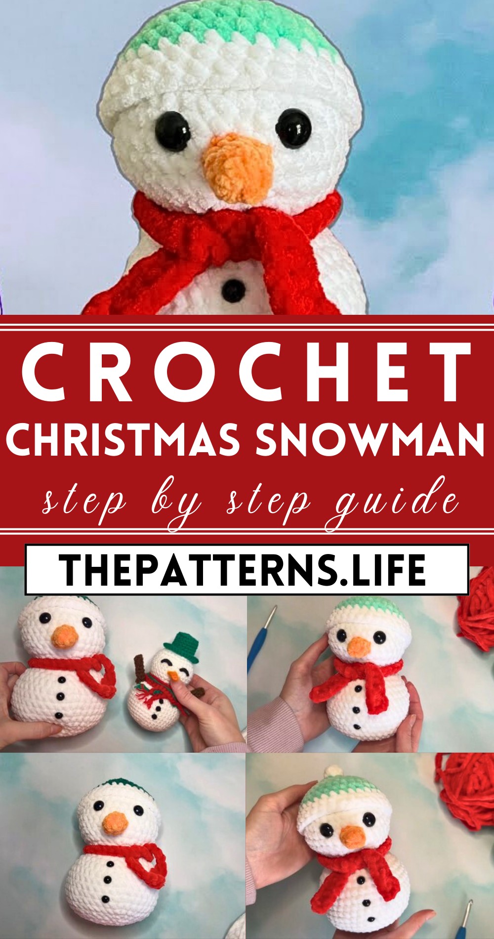 Crochet Christmas Snowman