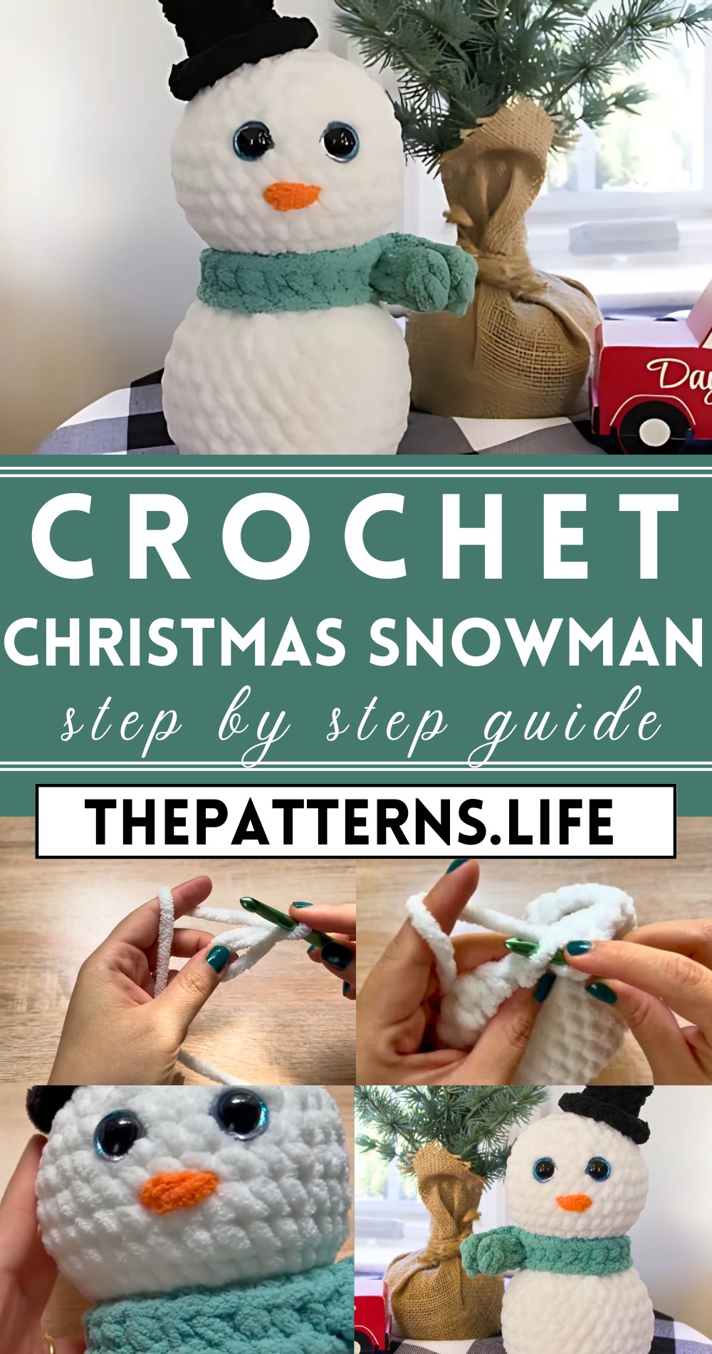 Crochet Christmas Snowman