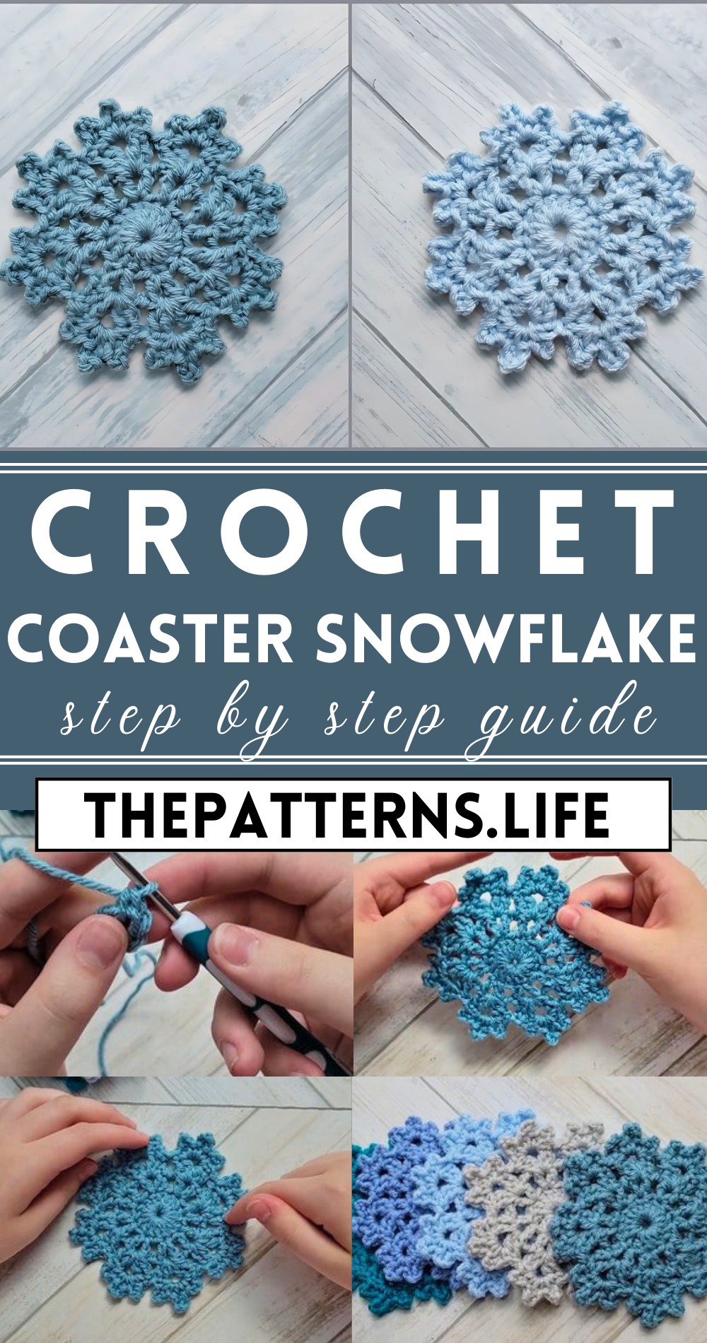 Crochet Coaster Snowflake
