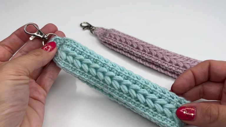 Easy Crochet Lanyard Pattern For Beginners