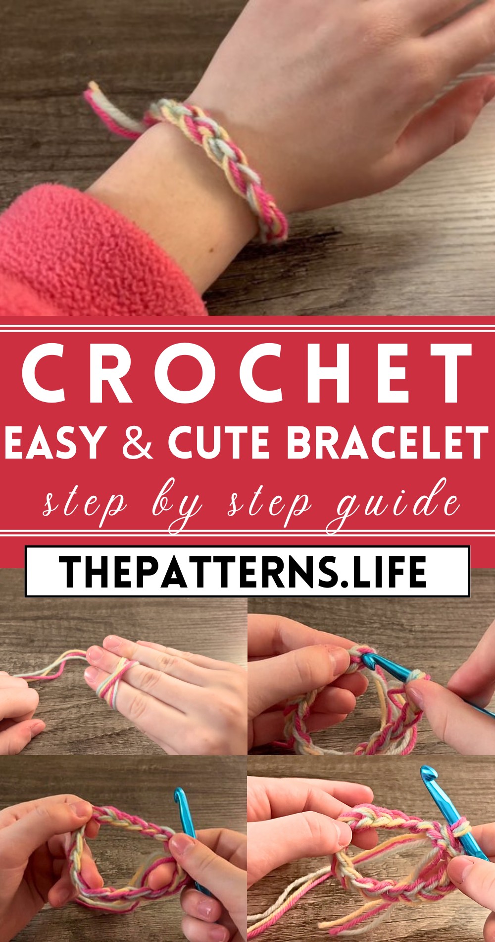 Crochet Bracelet Pattern