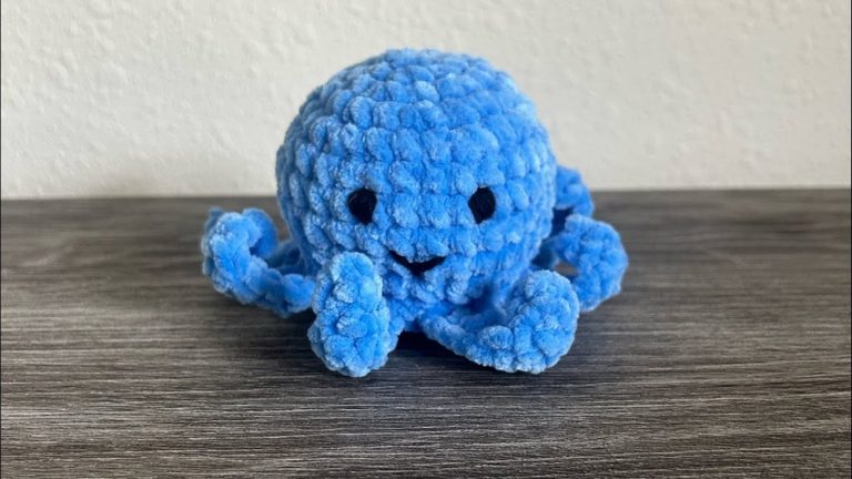 Crochet Cute and Funny Ollie The Octopus Amigurumi Pattern