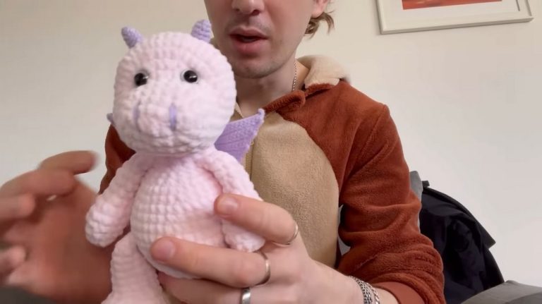 Crochet Cute Dragon Amigurumi Pattern For Kids
