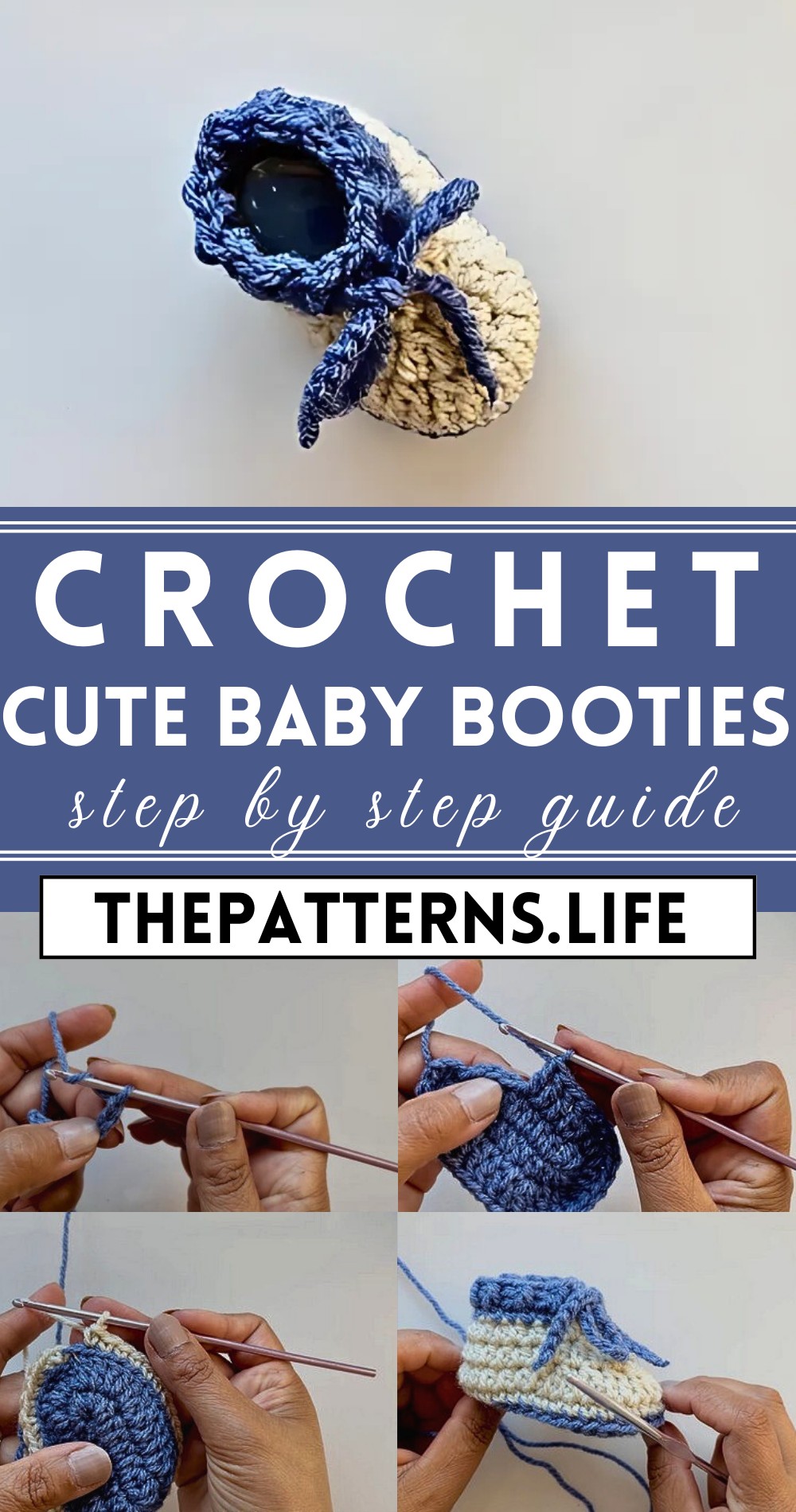 Crochet Baby Booties Pattern