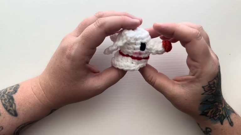 Crochet Easy & Cute Ghost Puppy Amigurumi Pattern Step By Step