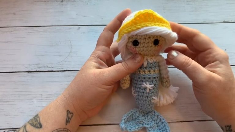Crochet Amigurumi Mermaid Ice Princess Pattern