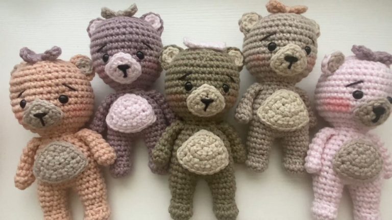 Easy To Crochet Bear Amigurumi Pattern For Babies