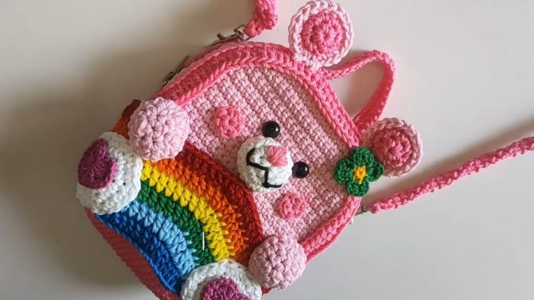 Cute & Adorable Crochet Stylish Bear Bag Pattern
