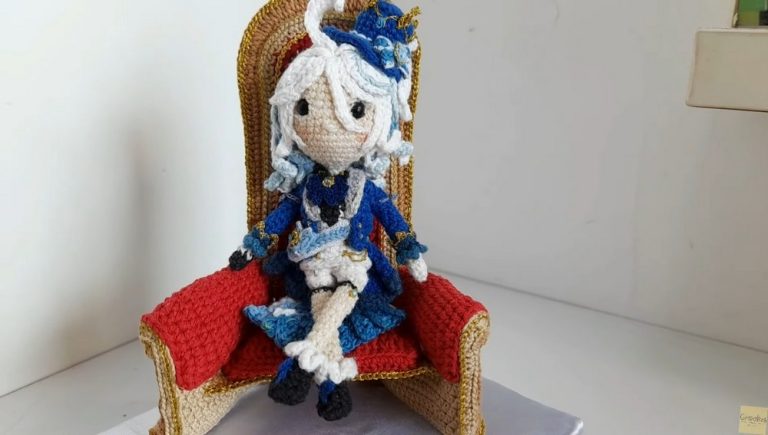 Crochet Furina Hydro Archon Amigurumi Pattern – complete Guide