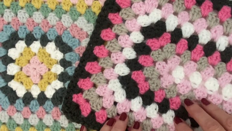 Crochet Infinity Granny Square & Blanket Pattern For Winter