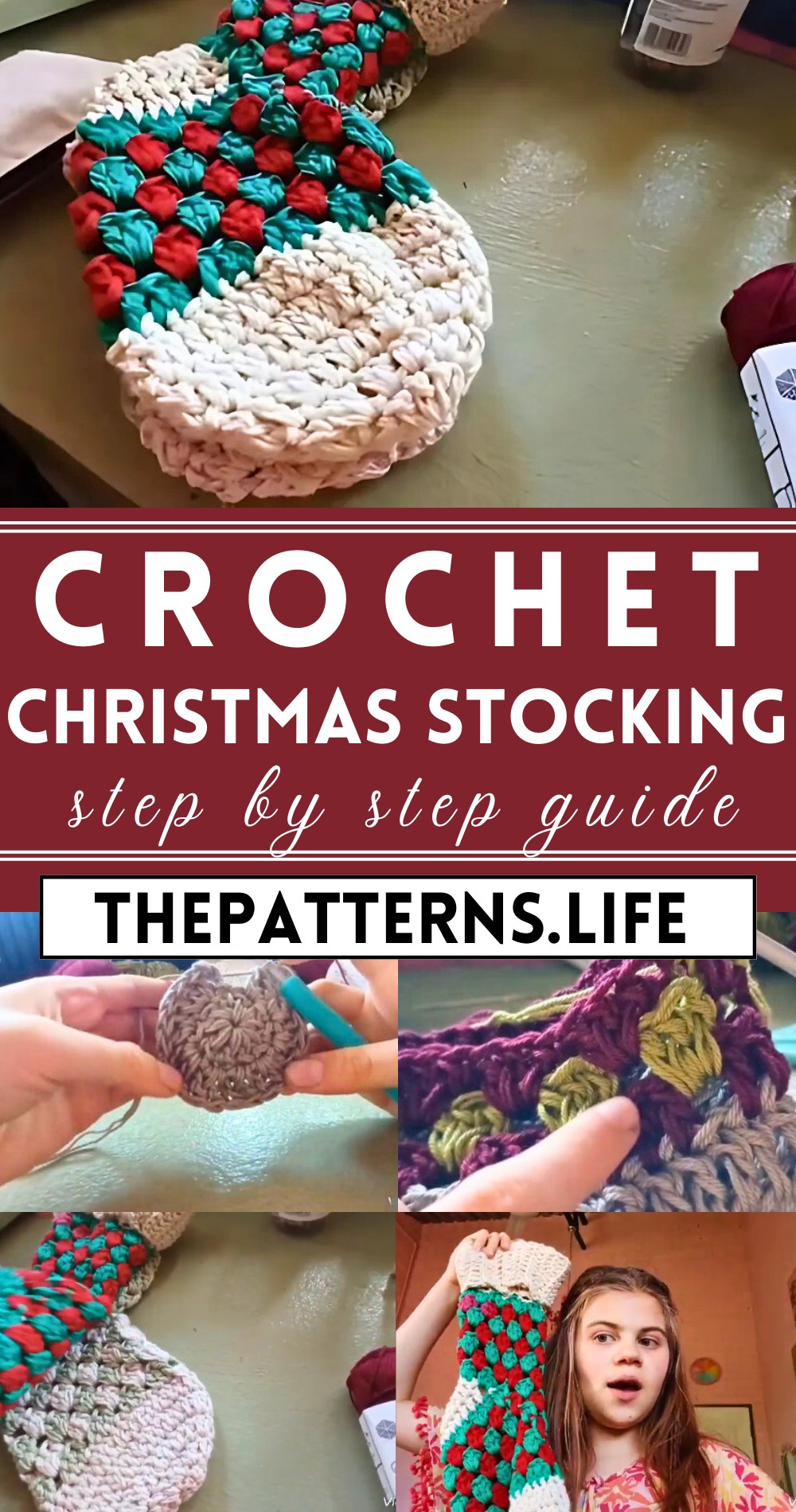 Crochet Christmas Stocking
