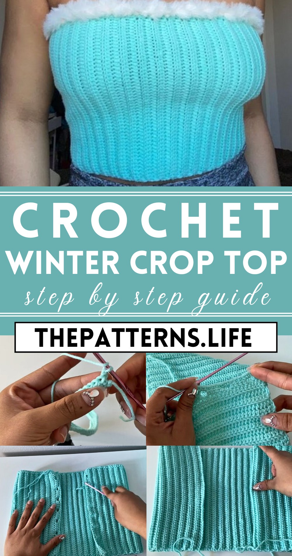 Crochet Winter Crop Top