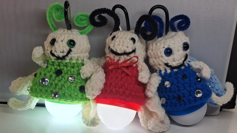 For Home Decor Crochet Lighting Bug Pattern With Antenna