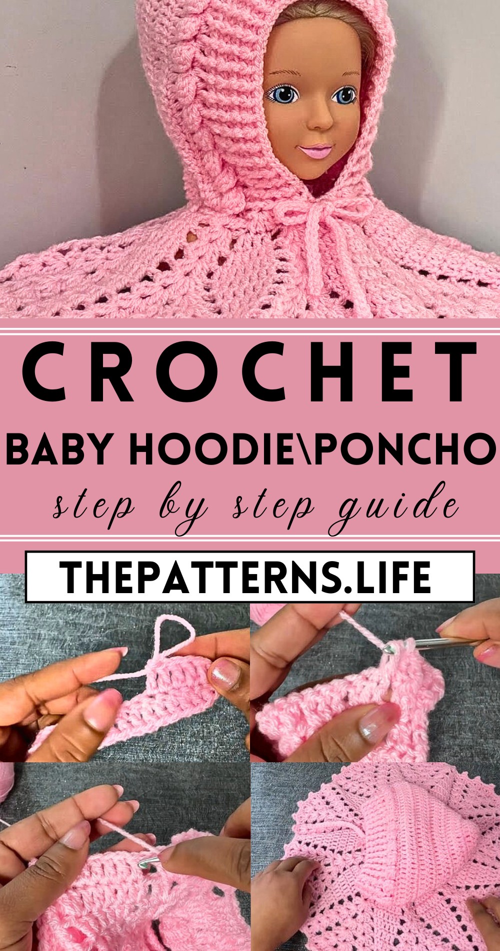 Crochet Baby Hoodie & Poncho