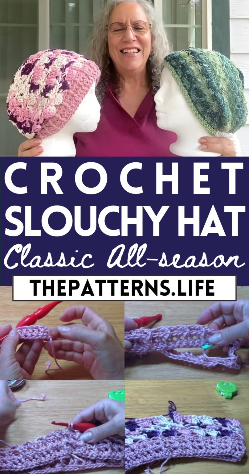 For Timeless Fashion Crochet Slouchy Hat Pattern - The Patterns