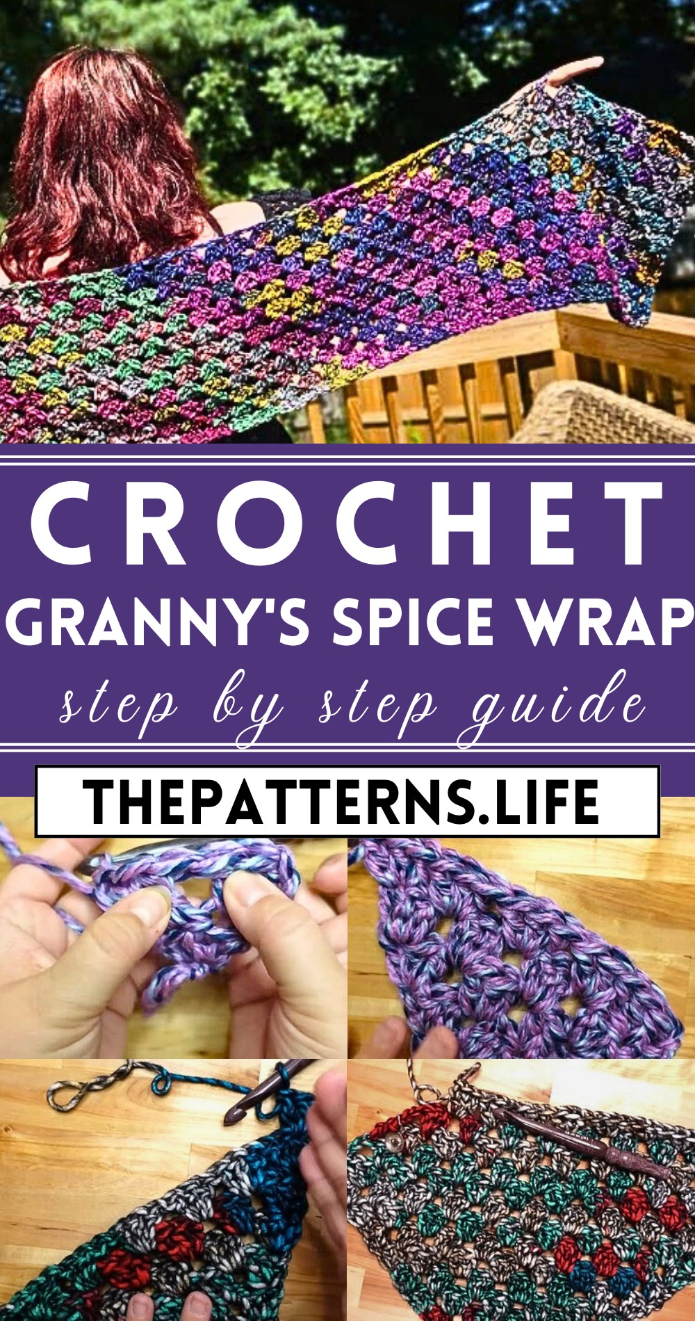 Crochet Granny's Spice Wrap