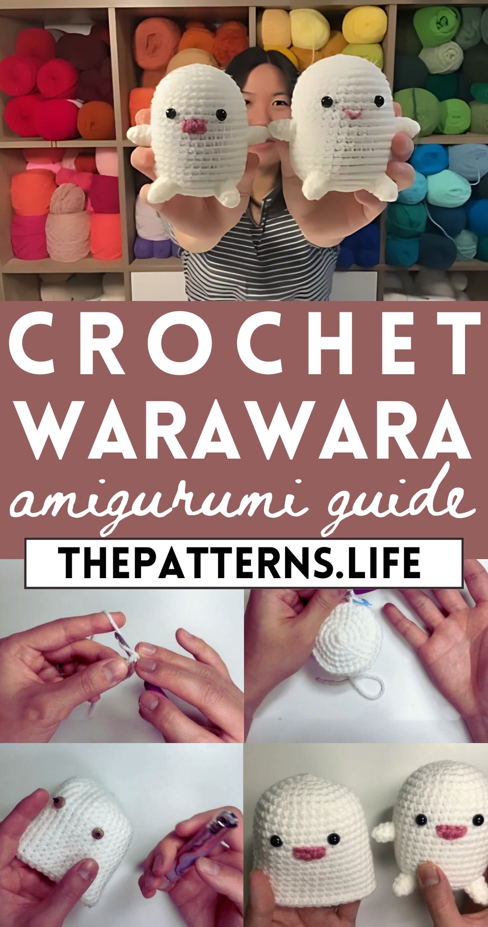 Cute Crochet Warawara Amigurumi Pattern To Spread Joy Around