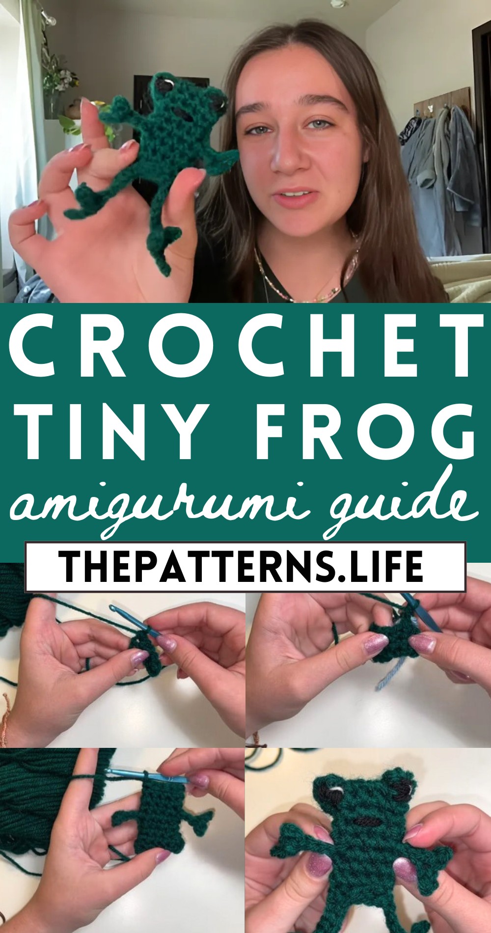 Fast & Easy! No-sew Crochet Tiny Frog Amigurumi Pattern For Kids Toys Or As A Thoughtful Gift
