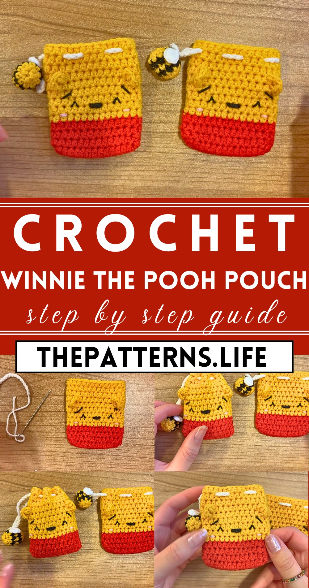Crochet Winnie The Pooh Pouch